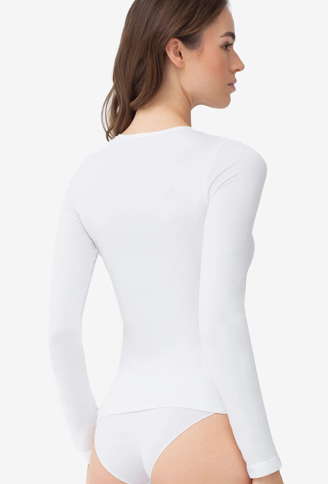 Dopasowana bluzka z długim rękawem T-shirt L - Gatta