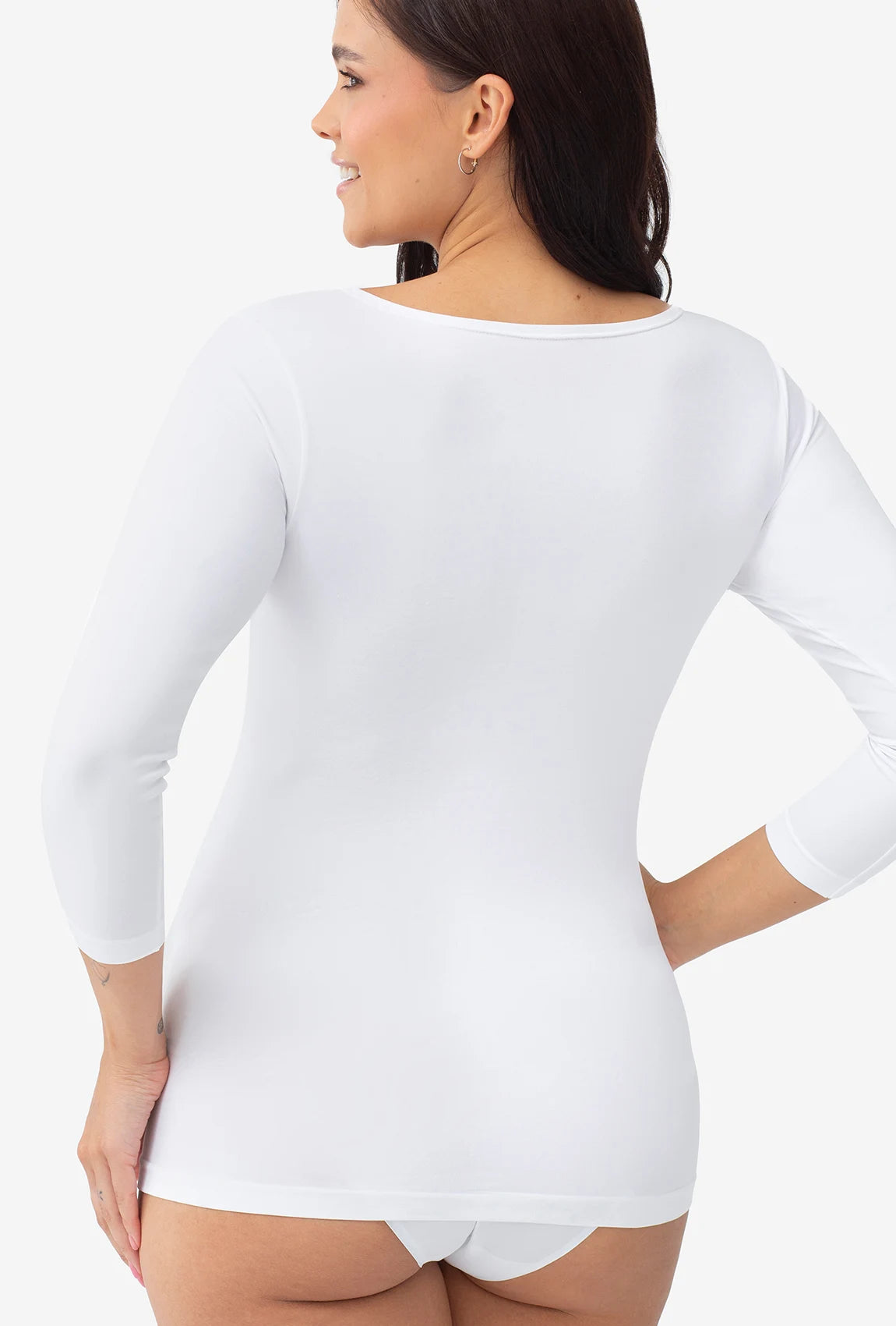 Dopasowana bluzka z rękawem 3/4 T-shirt Perfect - Gatta