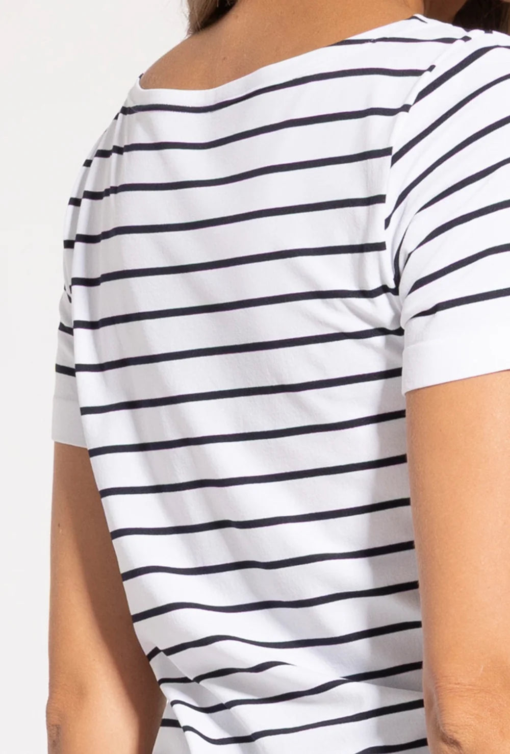 T-shirt w paski Adrienne - Gatta