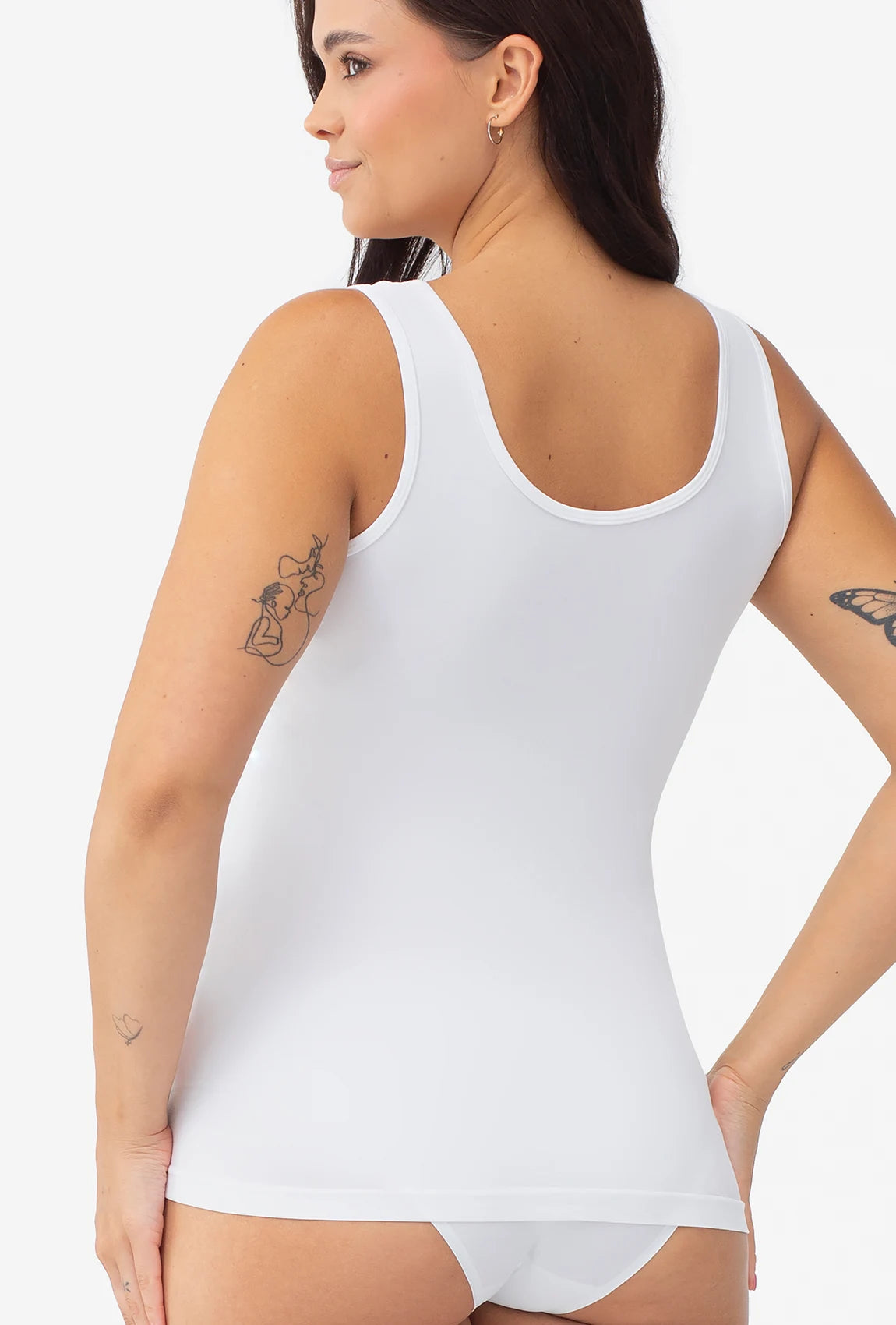 Bluzka bezszwowa z szerokimi ramiączkami Tank Top - Gatta