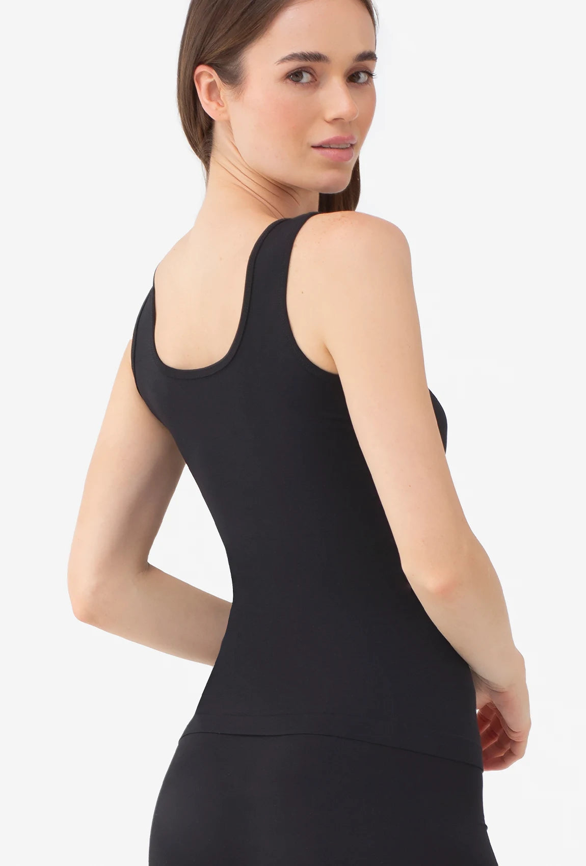 Bluzka bezszwowa z szerokimi ramiączkami Tank Top - Gatta