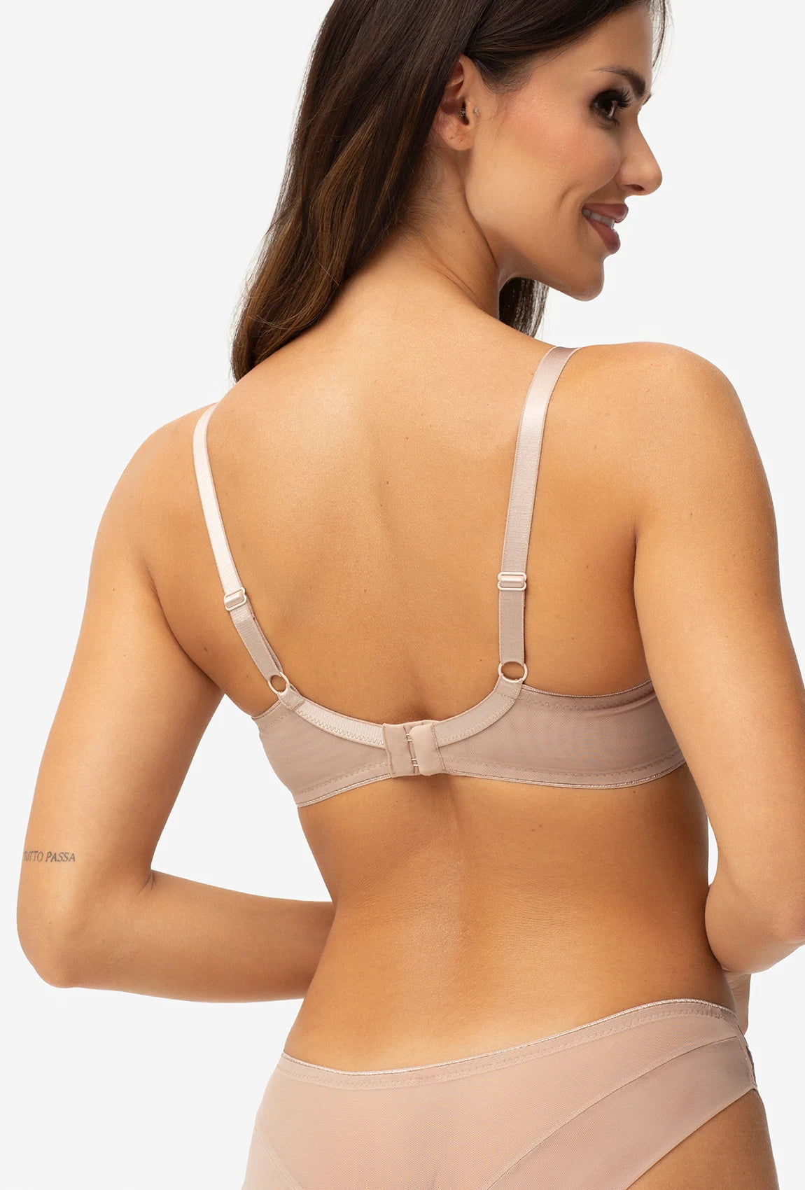 Koronkowy biustonosz typu soft Tiramisu - Gatta