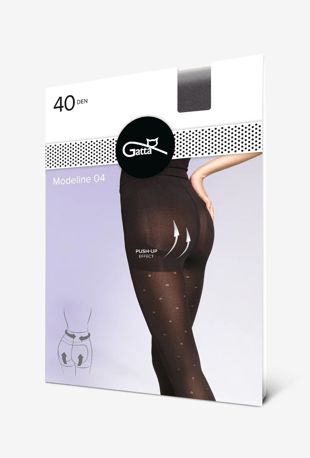 Wzorowane rajstopy modelujące Modeline wz. 04 - Gatta