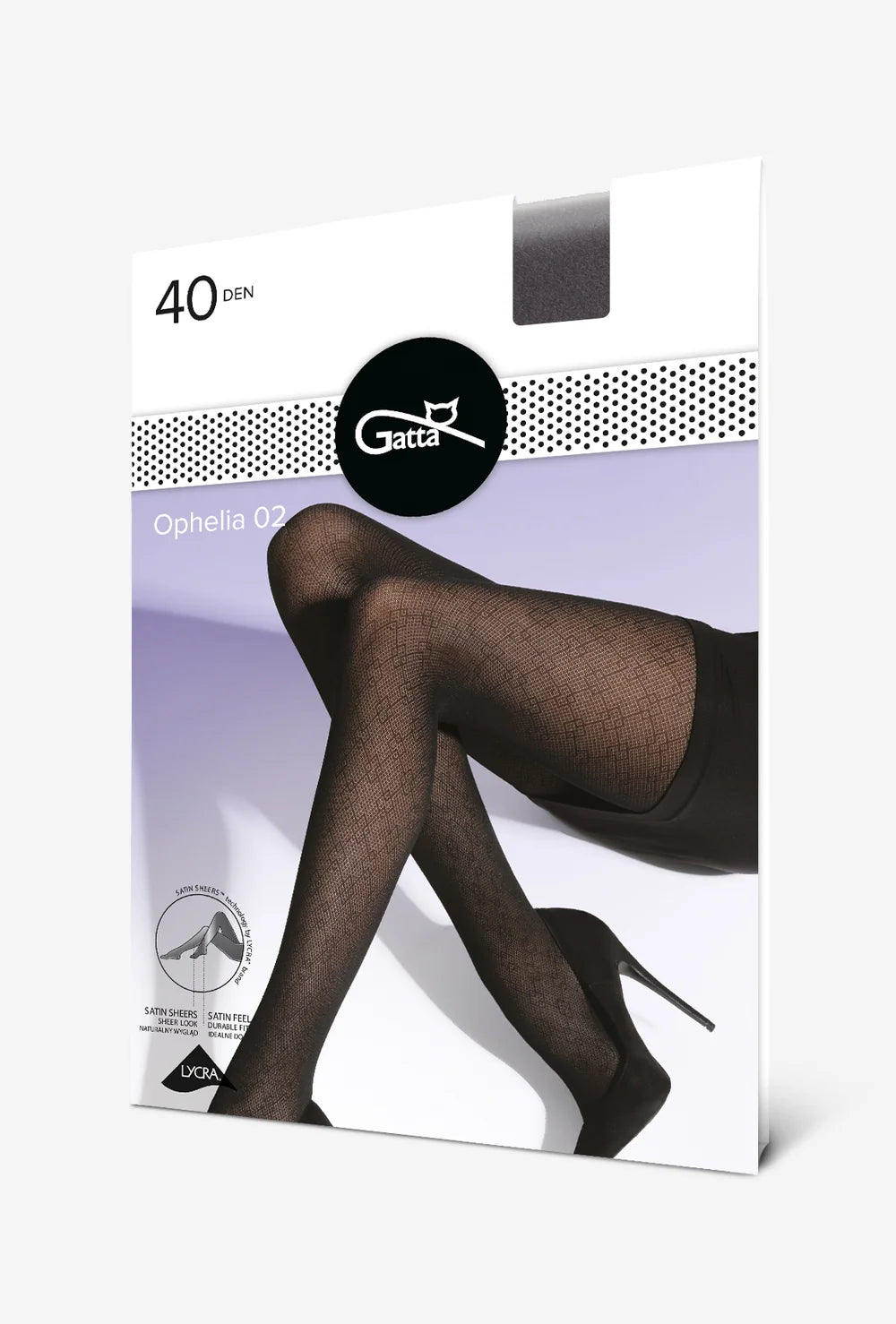 Wzorowane rajstopy Ophelia wz. 02 - Gatta