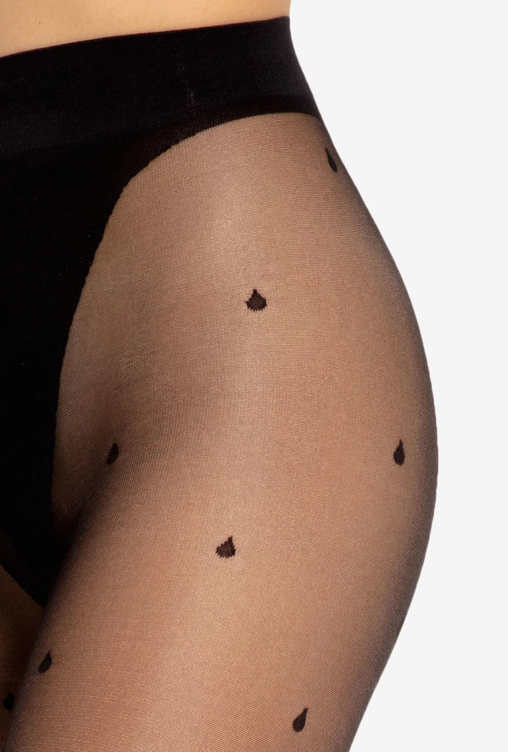 Wzorzyste rajstopy z przędzy ekologicznej Q-eko Trends wz. 01 - Gatta