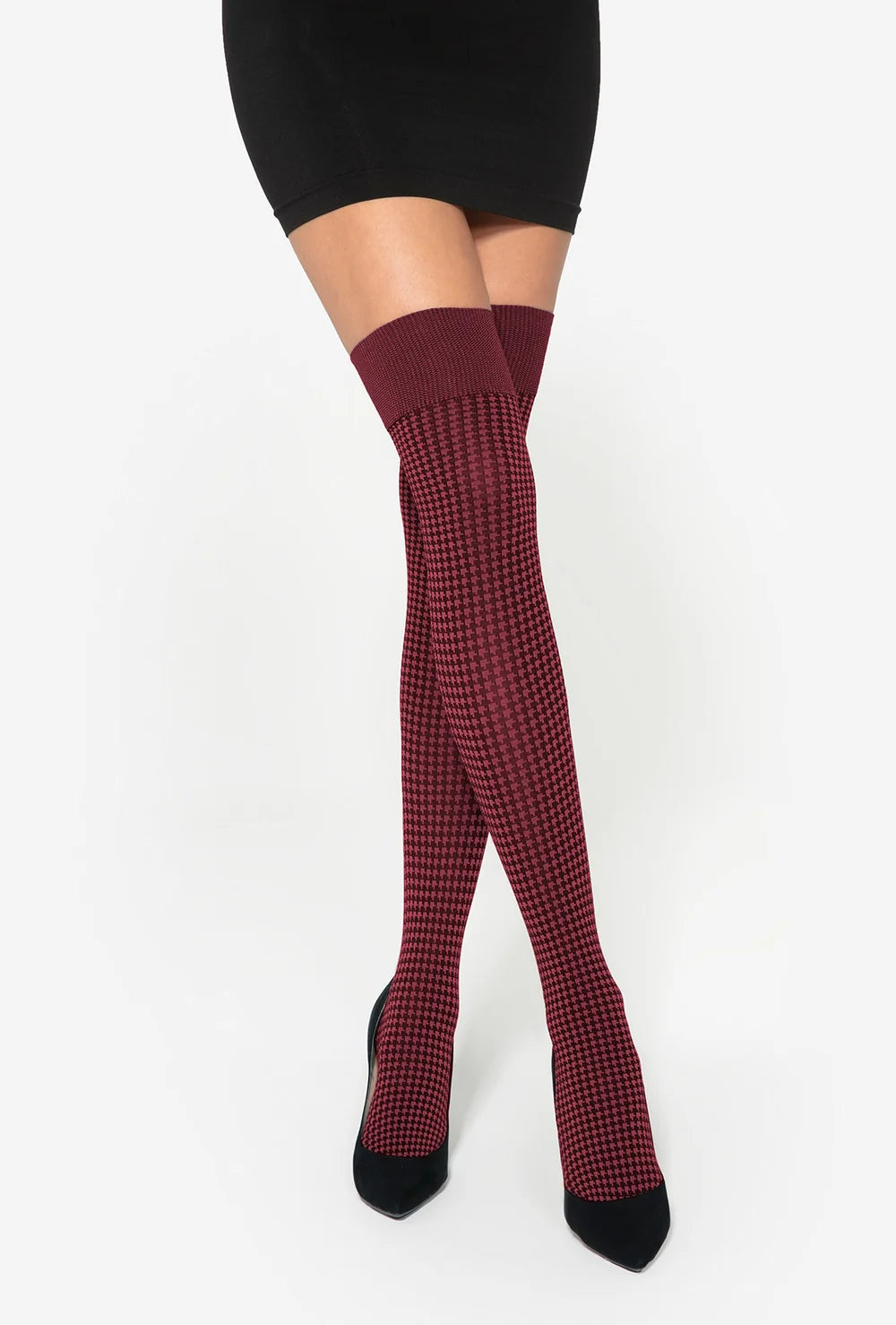 Zakolanówki w drobną kratkę Sassimi wz. 02 - Gatta