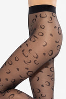 Rajstopy ze zwierzęcym wzorem Tracy wz. 01