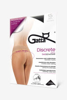 Rajstopy damskie z bezszwową częścią majteczkową Discrete 15 den