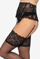 Pończochy koronkowe do paska Venus