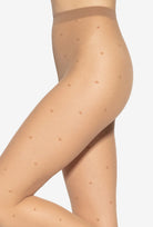 Rajstopy damskie w kropki Funny wz. 05