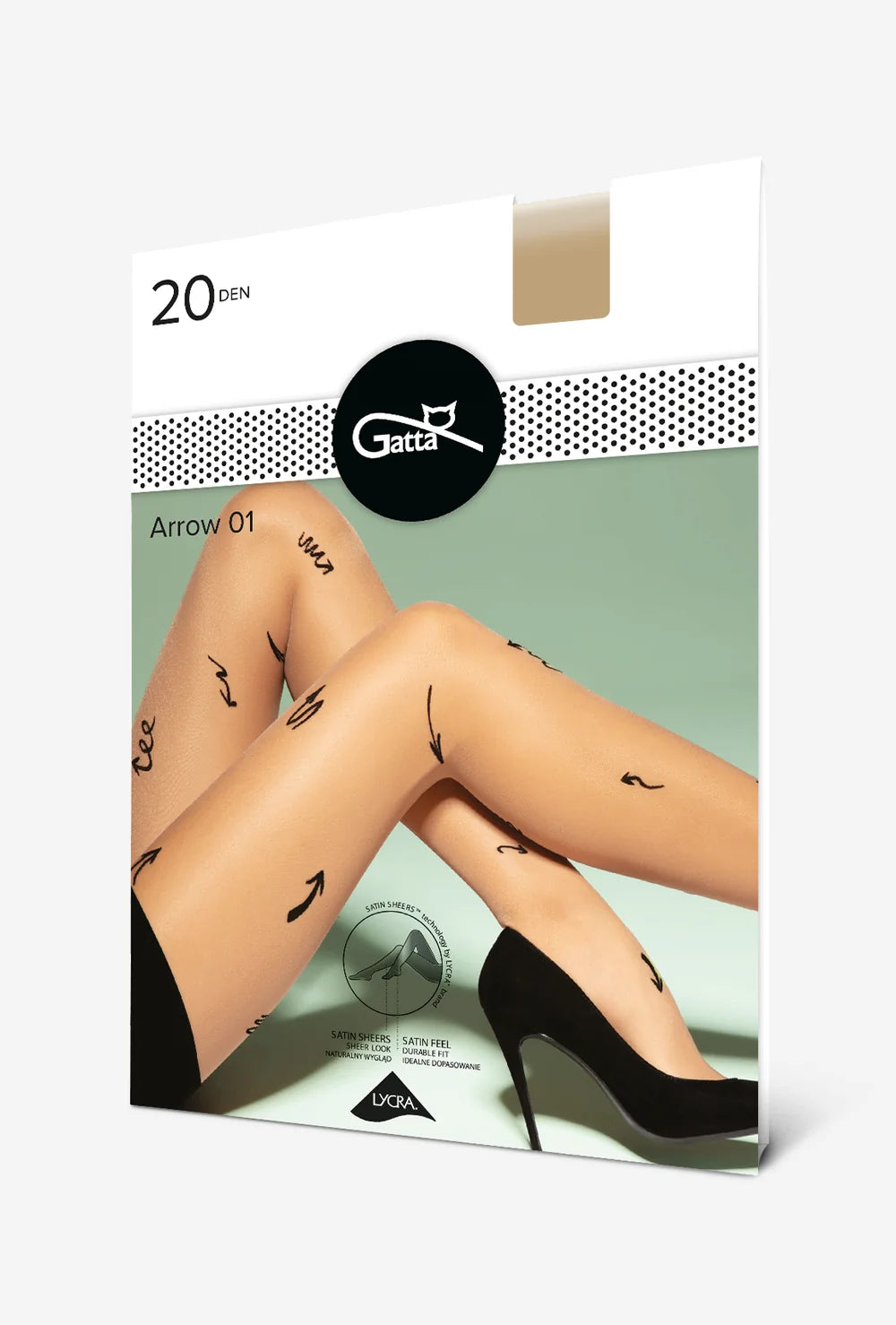 Wzorowane rajstopy Arrow wz. 01 - Gatta