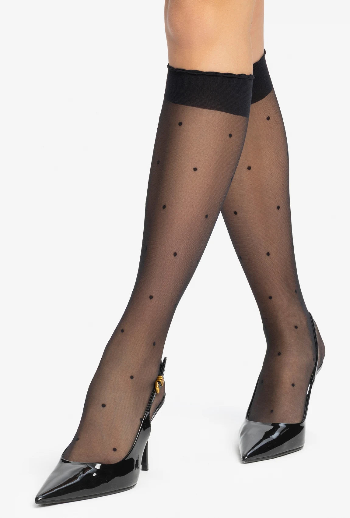 Podkolanówki w kropki Stylove wz. 02 - Gatta