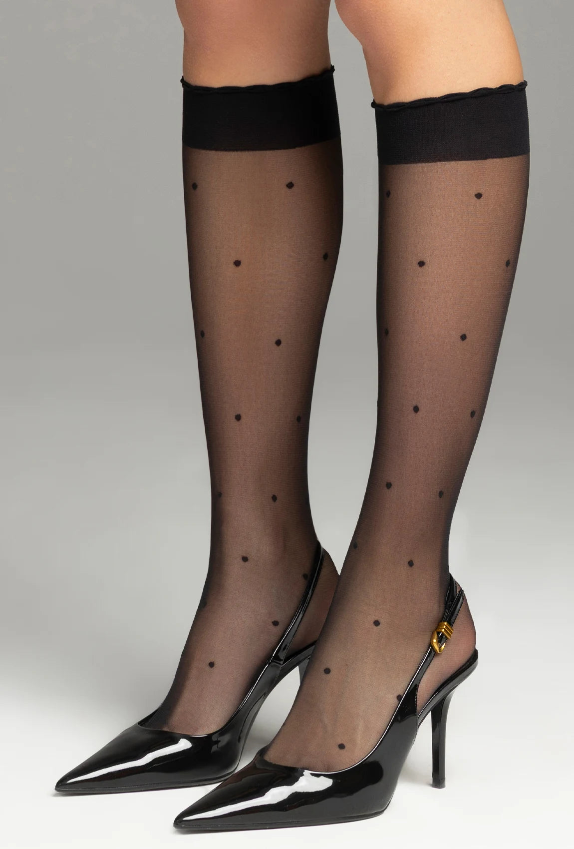 Podkolanówki w kropki Stylove wz. 02 - Gatta