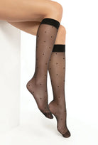 Podkolanówki w kropki Stylove wz. 02