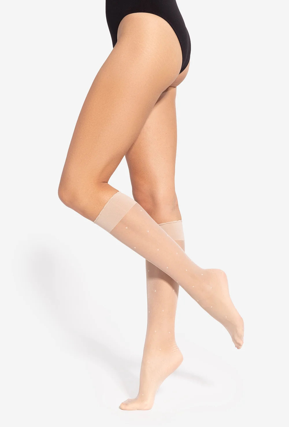 Podkolanówki w kropki Stylove wz. 02 - Gatta