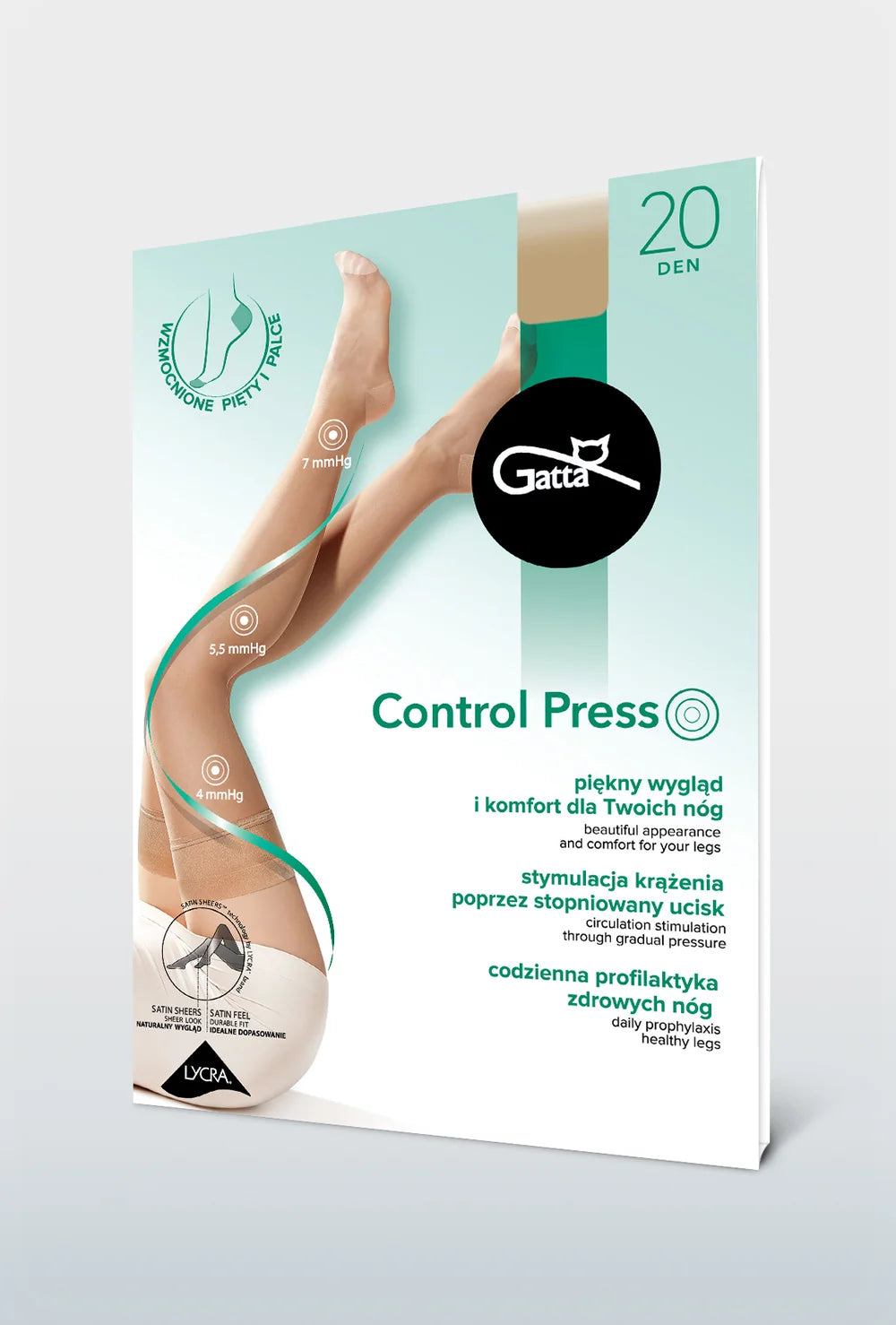 Pończochy damskie Control Press - Gatta