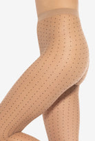 Rajstopy damskie w drobne kropeczki Dotsy wz. 01