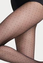 Rajstopy damskie w drobne kropeczki Dotsy wz. 01