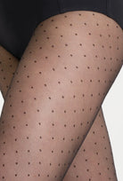 Rajstopy damskie w drobne kropeczki Dotsy wz. 01