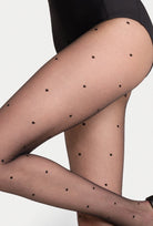Rajstopy damskie w kropki Dotsy wz. 03