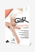 Rajstopy damskie bezpalcowe Senza Dita 10 den