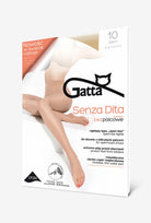 Rajstopy damskie bezpalcowe Senza Dita 10 den
