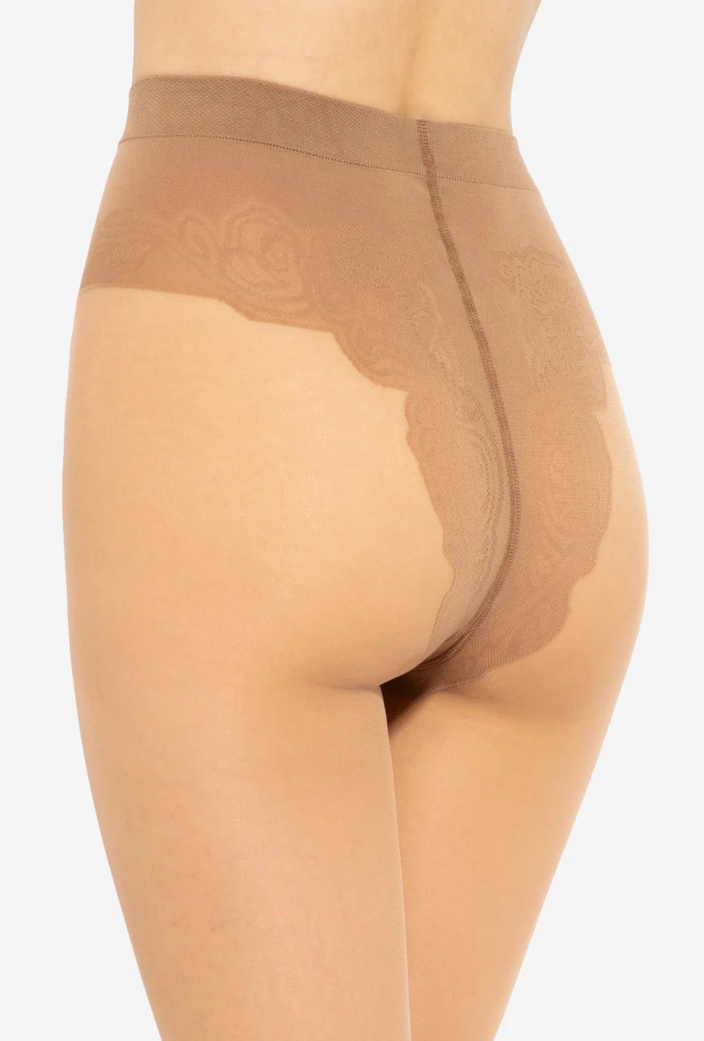 Rajstopy damskie z koronkową częścią majteczkową Monica 20 den - Gatta