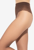 Rajstopy damskie z koronkową częścią majteczkową Monica 20 den