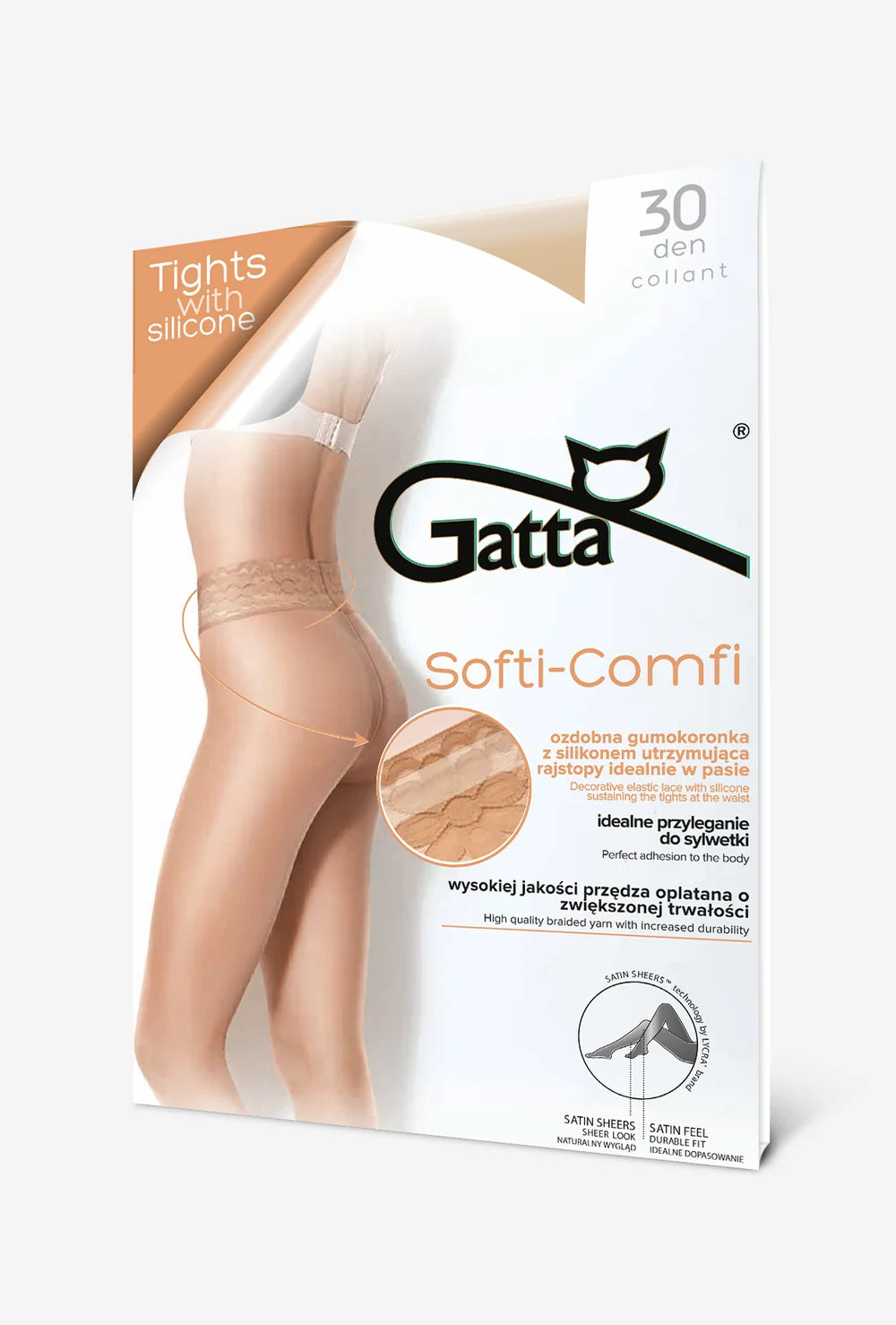 Rajstopy Softi-comfi 30 den - Gatta