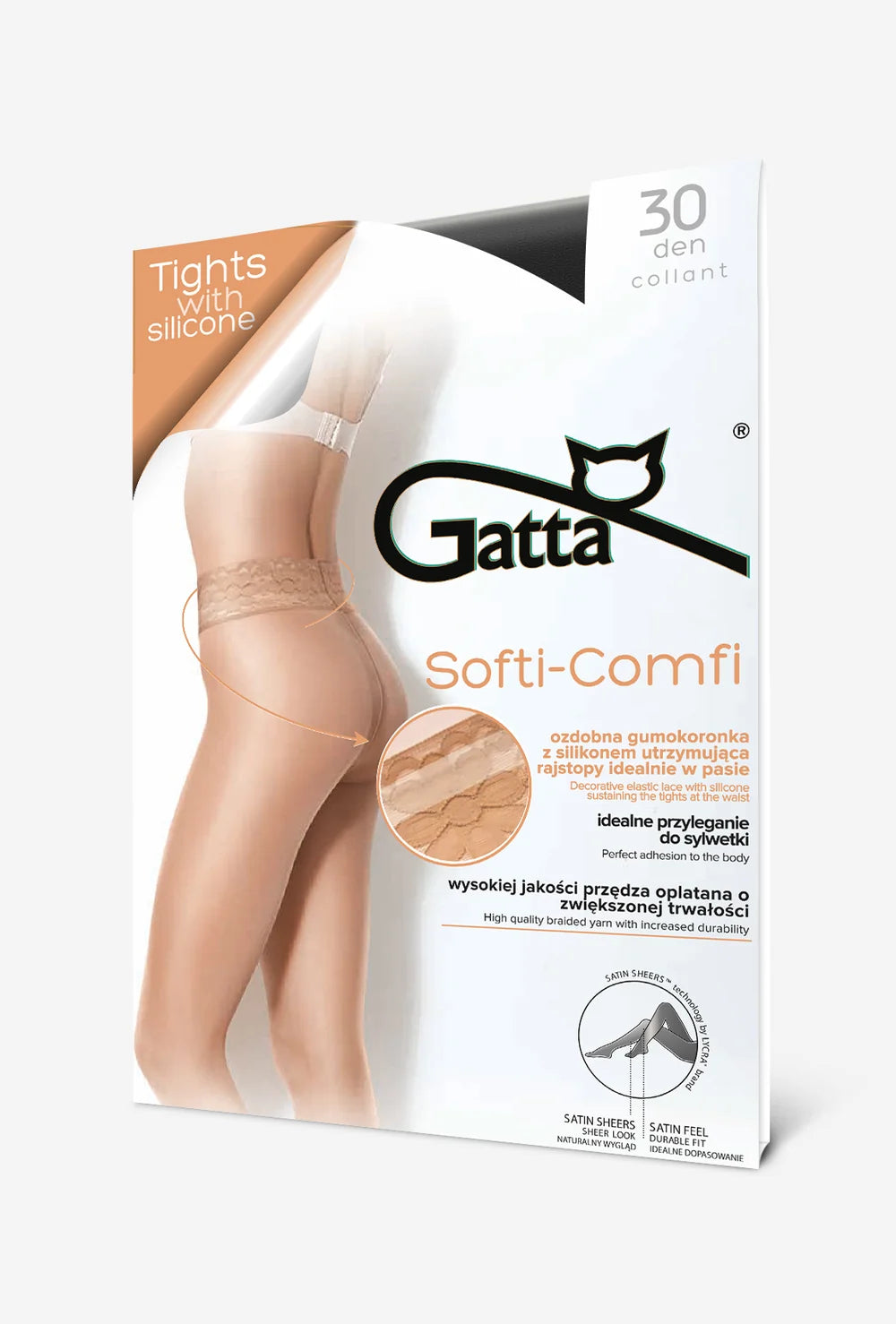 Rajstopy Softi-comfi 30 den - Gatta