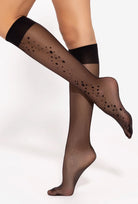 Podkolanówki damskie w kropki wz. 13