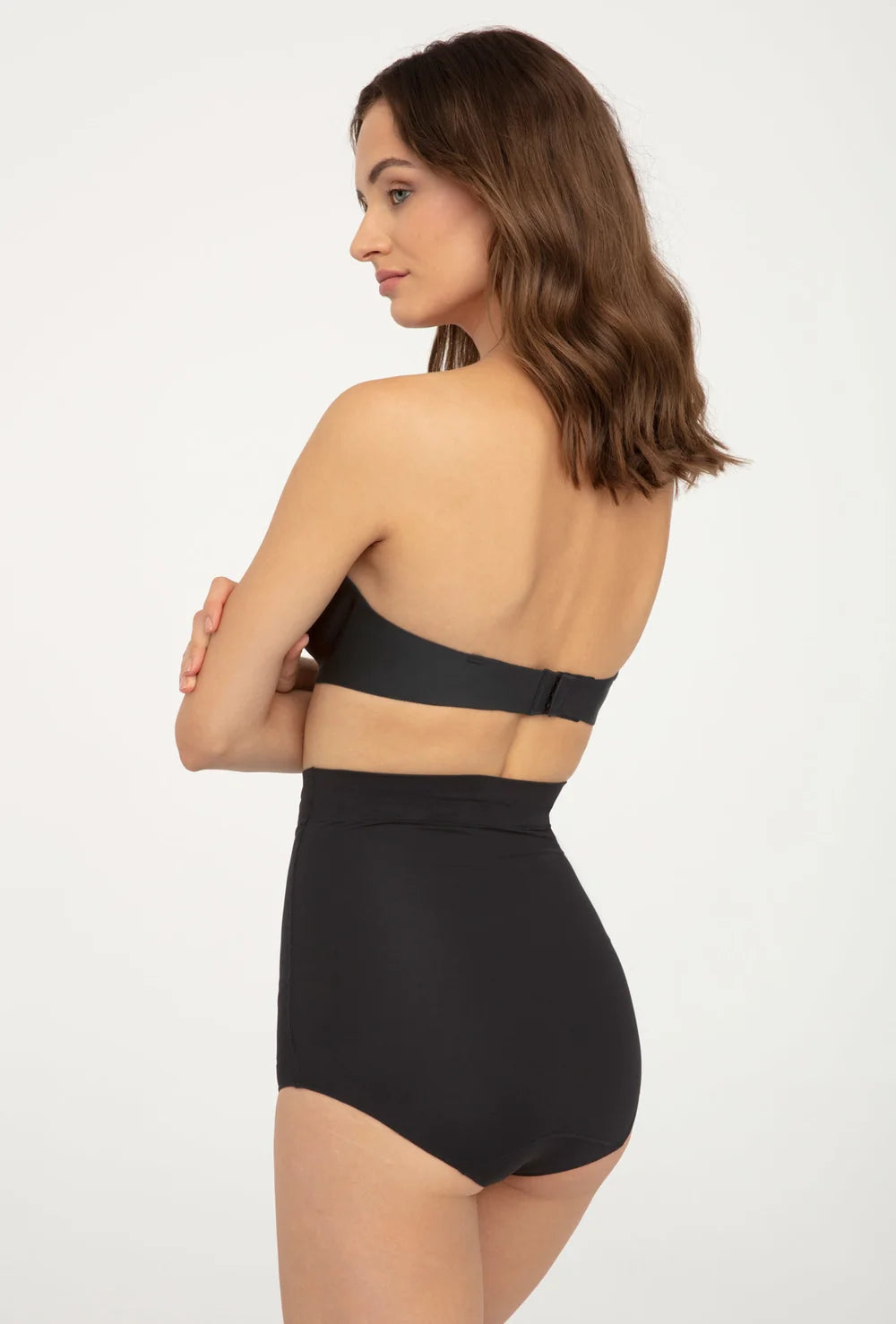 Majtki wyszczuplające z wysokim stanem Bikini HW Shape line - Gatta