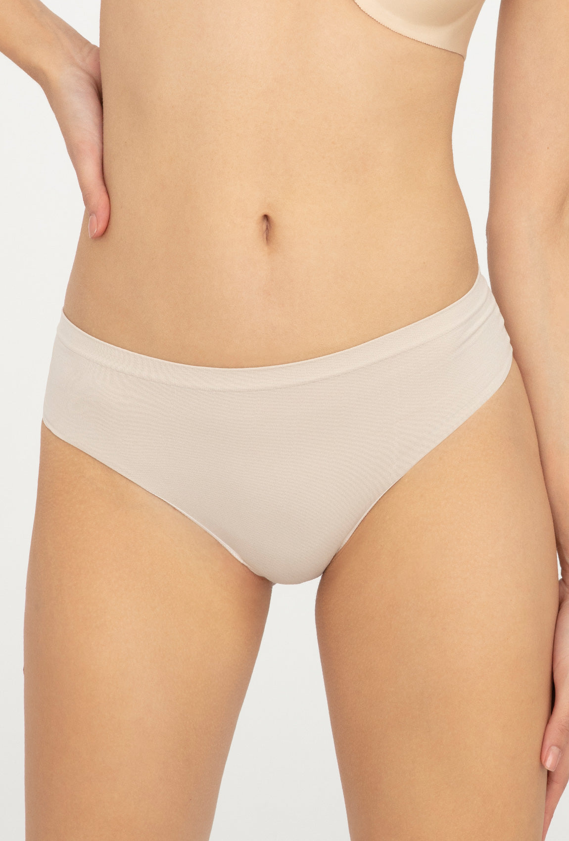 Majtki brazyliany bezszwowe Brazylian Basic - Gatta