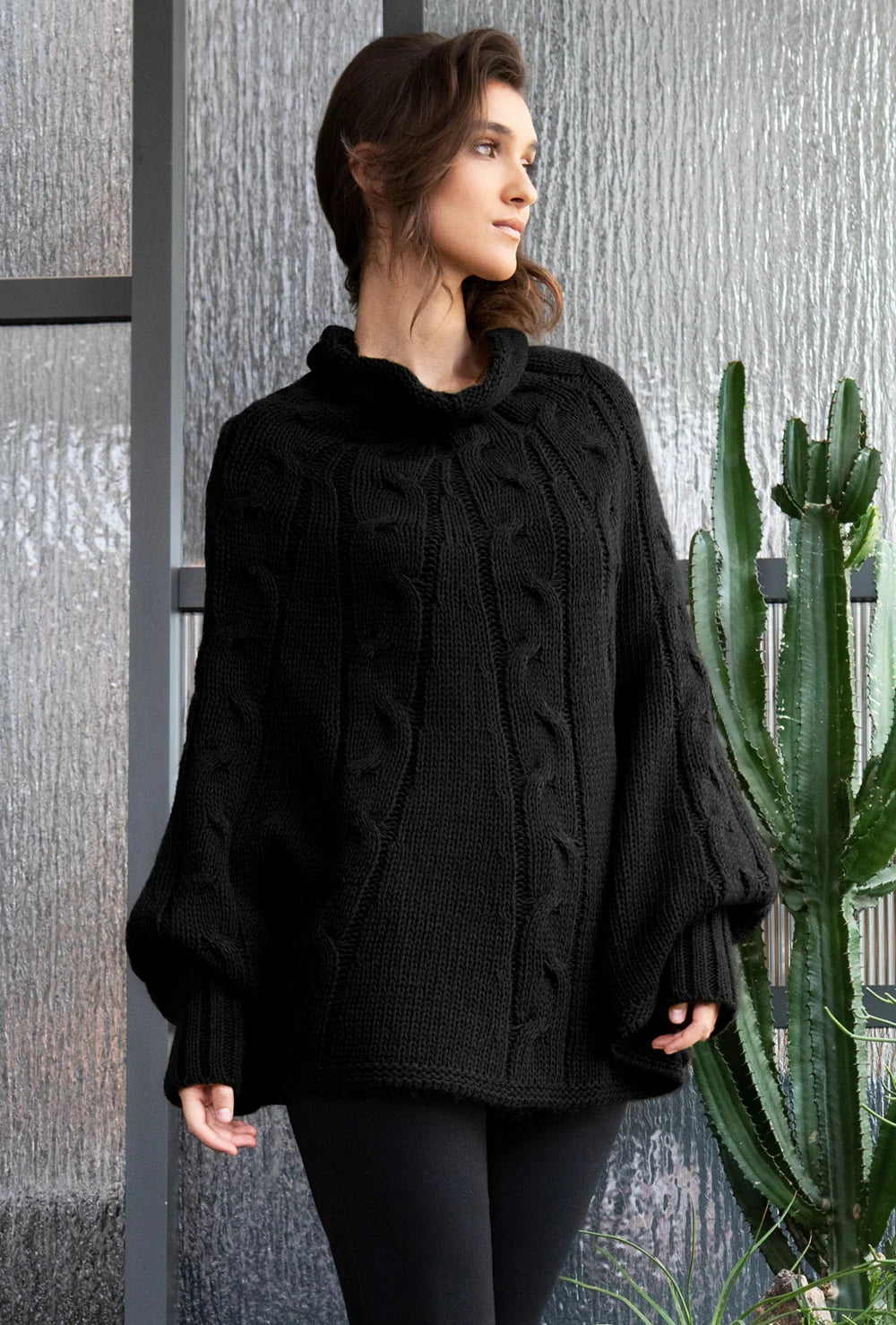 Sweter ponczo Sevilla - Gatta