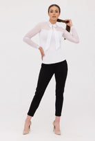 Bluzka z wiązaniem przy dekolcie Ramira