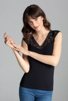 Dopasowana bluzka z modalu Misabel