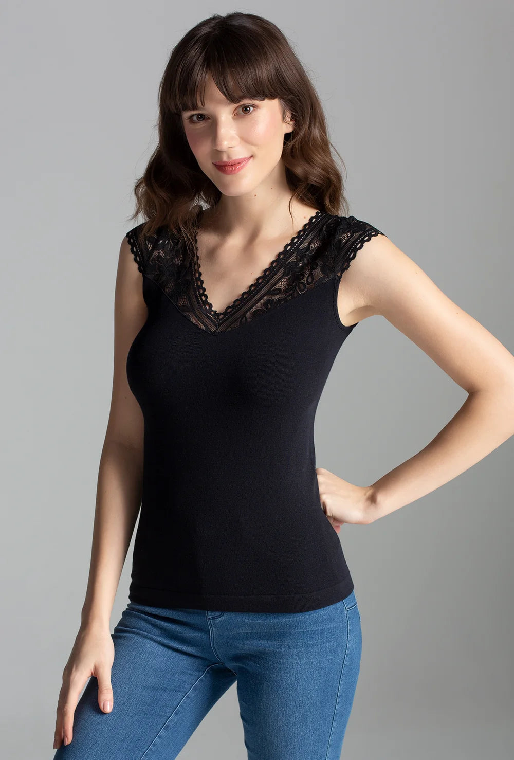 Dopasowana bluzka z modalu Misabel - Gatta