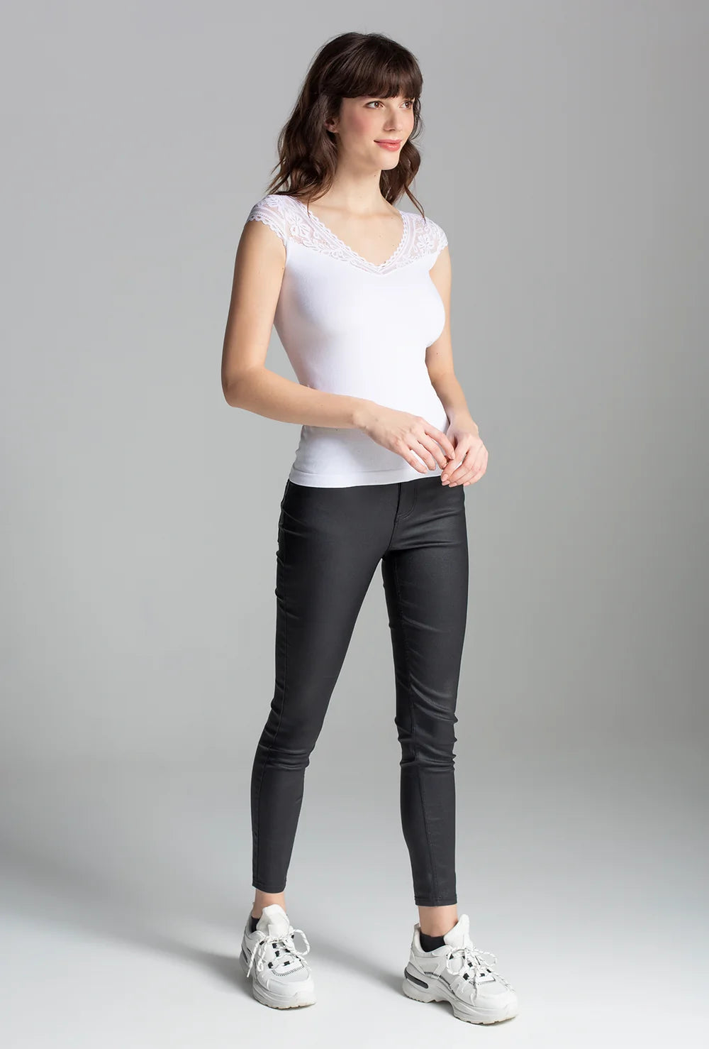 Dopasowana bluzka z modalu Misabel - Gatta