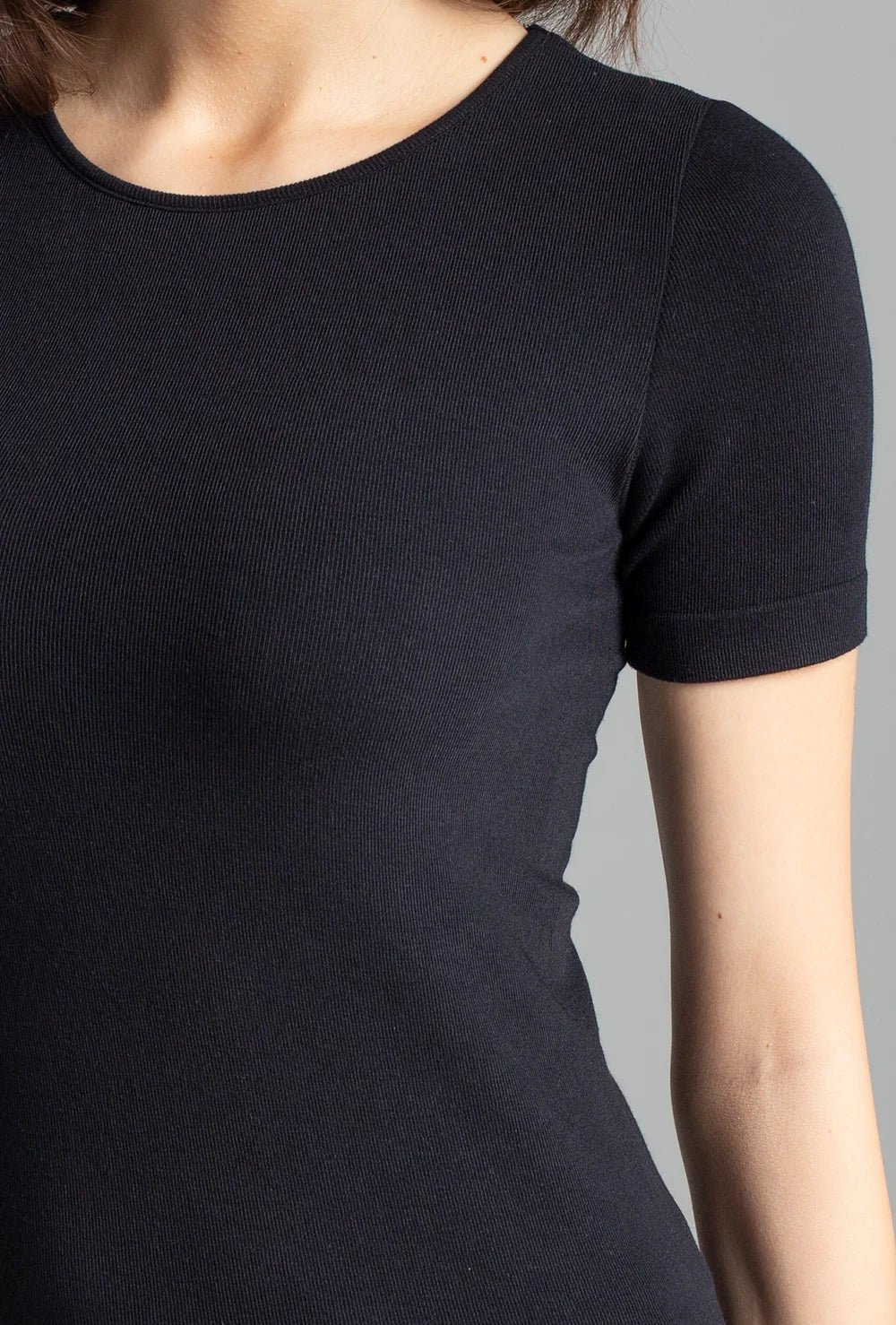 T-shirt z modalu Rib - Gatta