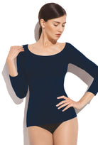 Dopasowana bluzka z rękawem 3/4 T-shirt Perfect