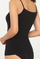 Top bezszwowy na cienkich ramiączkach Camisole