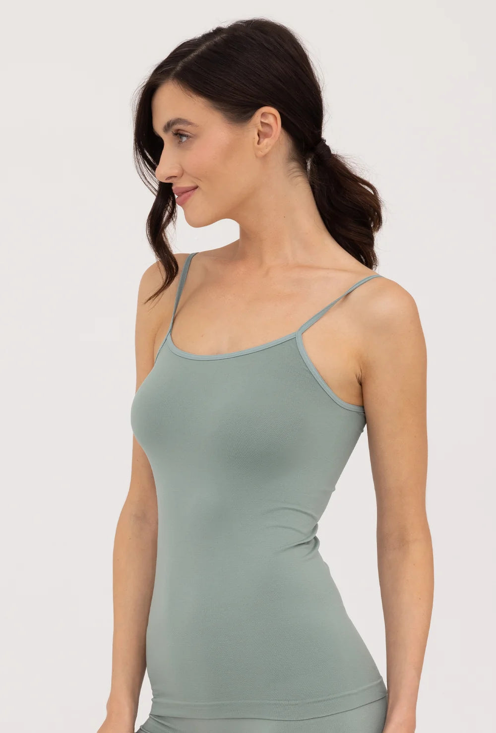 Top bezszwowy na cienkich ramiączkach Camisole - Gatta