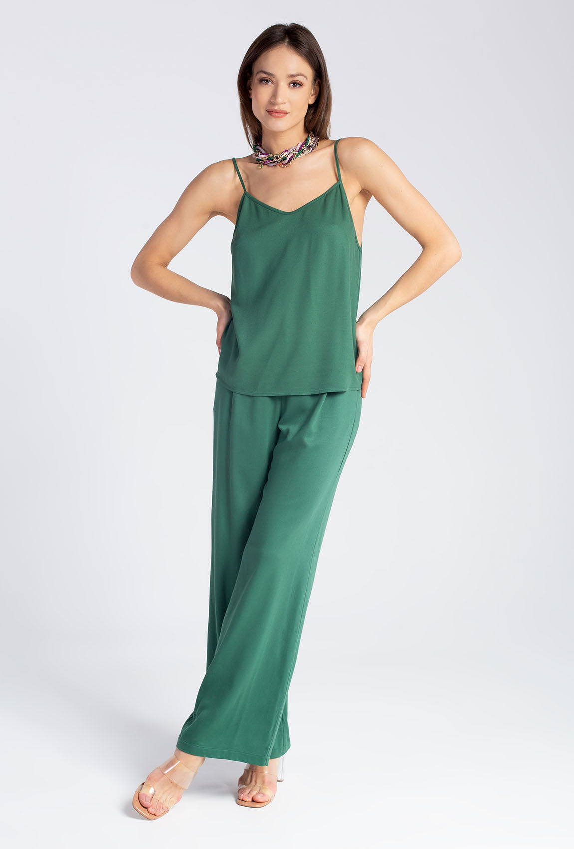 Bluzka na cienkich ramiączkach cami Loreli - Gatta