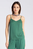 Bluzka na cienkich ramiączkach cami Loreli