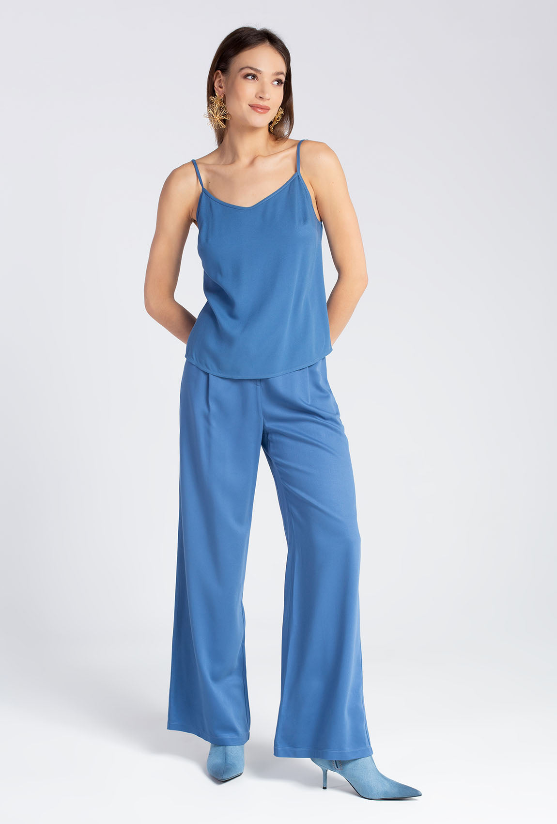 Bluzka na cienkich ramiączkach cami Loreli - Gatta