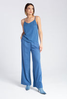 Bluzka na cienkich ramiączkach cami Loreli