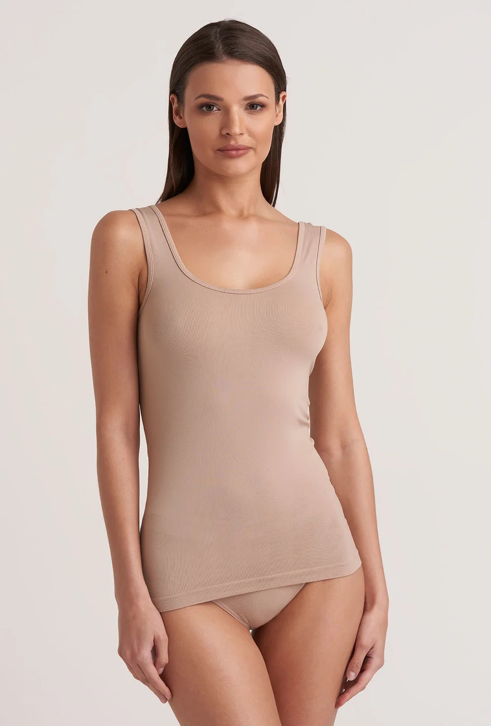 Tank top na grubych ramiączkach  Q-Eko