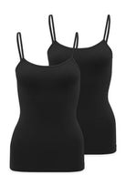 2-pak koszulek na cienkich ramiączkach Camisole Q-Eko