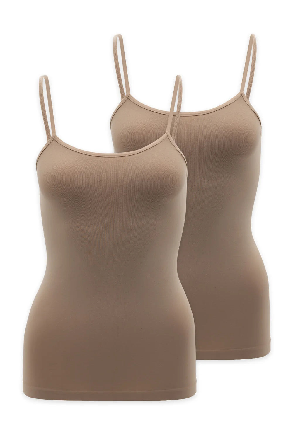 2-pak koszulek na cienkich ramiączkach Camisole Q-Eko