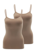 2-pak koszulek na cienkich ramiączkach Camisole Q-Eko